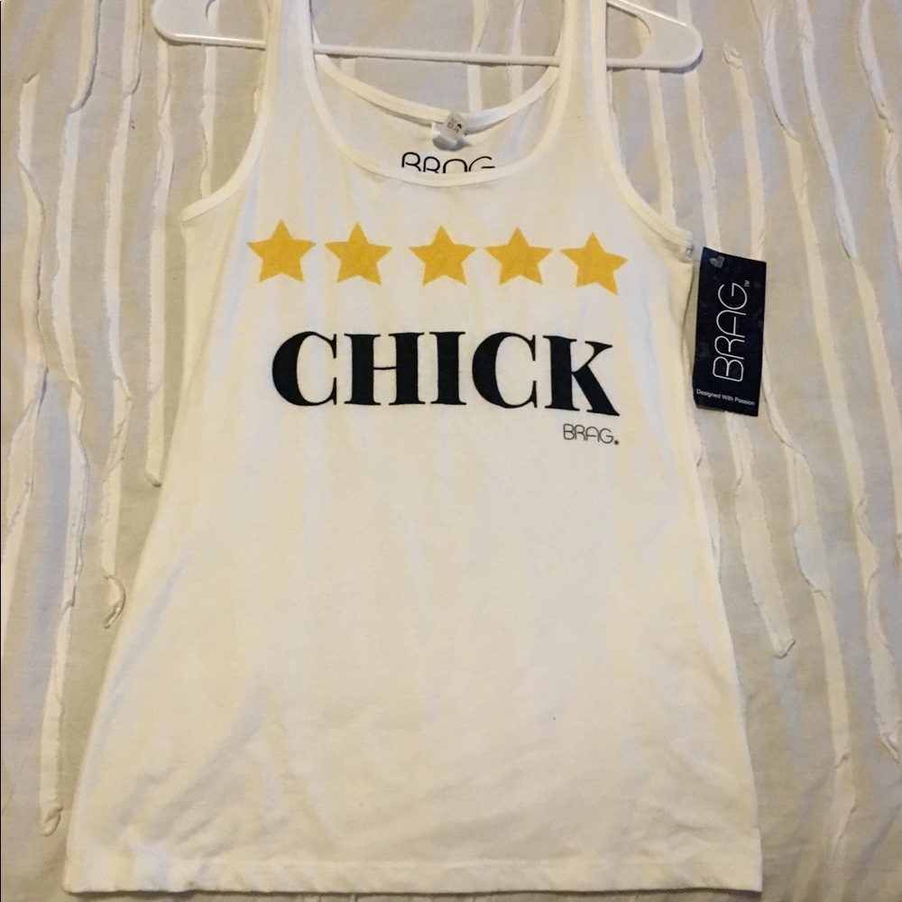 Trendy/Humorous Tank Top “Five Star Chick”. ⭐️